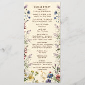 Haushaltsfarbige Wildblume Blumenfarbe Programm (Rückseite)