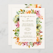 Haushaltsfarbiges Hochzeitsstipendium - QR-Kodex e (Vorne/Hinten)