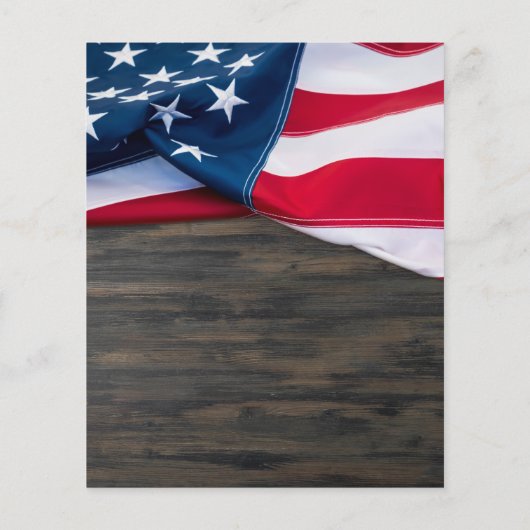 Haushaltsfeier des Lebens - Patriotische US-Flagge (Rückseite)