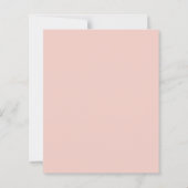 Haushaltsfeier des Lebens Rosa Foto (Rückseite)