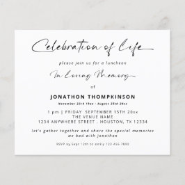 Haushaltsfeier des Lebens Weißes Mittagessen