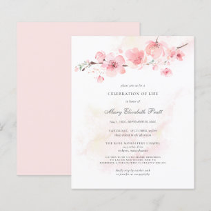 Haushaltsfeier Lebensbeerdigung Rosa Blütenblume