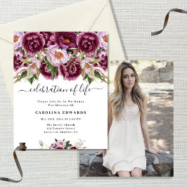 Haushaltsfeier Lila Foto Beerdigung