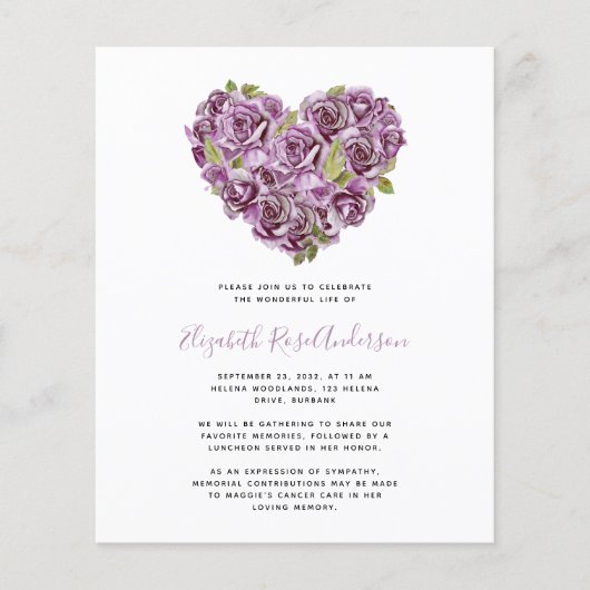 HAUSHALTSfeier zur Einladung zum Leben | Hydrangea (Vorderseite)