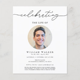 Haushaltsfeier zur Einladung zur Gedenkveranstaltu Flyer