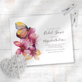 Haushaltsflorale Butterfly Bridal Dusche Einladung