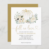 Haushaltsfloraler Fall von Liebe Pumpkin-Brautpart (Vorne/Hinten)