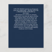 HAUSHALTSFLYER - KOSTENLOSES DESIGN - PAMPAS GRASS FLYER (Hinten)