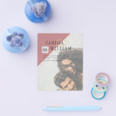 HAUSHALTSFOTO RETT DATUM QR CODE UAWG Dusty ROSE Flyer (Einzeln)