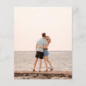 HAUSHALTSFoto Retten Datum Minimalistisch Einfach (Rückseite)