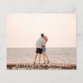 HAUSHALTSFoto Retten Datum Minimalistisch Einfach  (Rückseite)