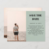 HAUSHALTSFoto Retten Datum Minimalistisch Einfach  (Vorne/Hinten)