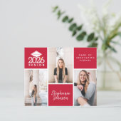 HAUSHALTSFoto Senior Abschluss Postkarte (Stehend Vorderseite)