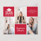 HAUSHALTSFoto Senior Abschluss Postkarte (Vorderseite)