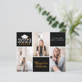 HAUSHALTSFoto Senior Abschluss Postkarte (Stehend Vorderseite)