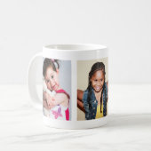 HAUSHALTSFOTO-TASSE - Enkel Grandkids Collage Kaffeetasse (Vorderseite Links)