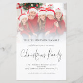 HAUSHALTSFoto Überlagern Weihnachten Party Einladu (Vorderseite)