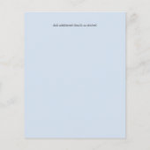 HAUSHALTSFOTO Verlobte Hochzeitsankündigung Flyer (Hinten)