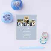 HAUSHALTSFotoCollage Moderne Hochzeit Flyer (Einzeln)