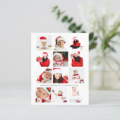 HAUSHALTSFrohe Festtage Zwölf Fotos Personalisiert (Stehend Vorderseite)