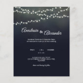 Haushaltsgemäß. Hochzeitseinladung. Einladung (Vorderseite)