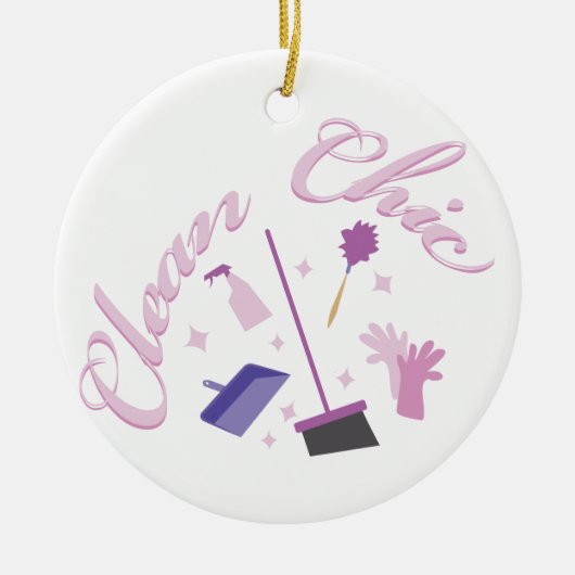 Haushaltsgeräte Keramik Ornament (Vorne)