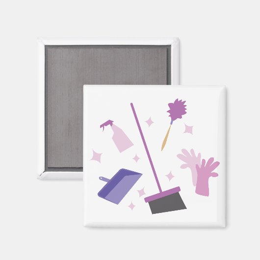 Haushaltsgeräte Magnet (Vorderseite/Rückseite)