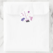 Haushaltsgeräte Runder Aufkleber (Tasche)