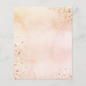 Haushaltsgeschlecht enthüllt Baby Dusche Teddy Bär (Rückseite)