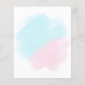 Haushaltsgeschlecht enthüllt Party laden blau oder (Rückseite)