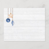 Haushaltsgewässer und Grüße Nautical Holiday Foto (Rückseite)