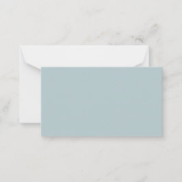 HAUSHALTSGlasseich Grüne einfarbige Hochzeit Mitteilungskarte