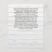 HAUSHALTSGlassgrün Eukalyptus-Blätter Hochzeit Flyer (Hinten)