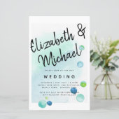 HAUSHALTSGlattglas Moderne Abstrakte Hochzeit (Stehend Vorderseite)