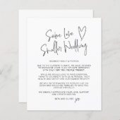 Haushaltsgleiche Liebe Kleinere Hochzeitsankündigu (Vorne/Hinten)