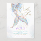 HAUSHALTSGlitzer Meerjungfrau ONEder Sea Geburtsta (Vorderseite)