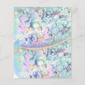 HAUSHALTSGlitzer Meerjungfrau Schwanz unter dem Me (Rückseite)