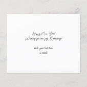 Haushaltsglücklich Neues Jahr Minimalistisches Chi Flyer (Hinten)