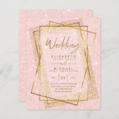HAUSHALTSGOLD Glitzer Foil Look WEDATIONS (Vorne/Hinten)