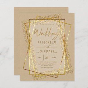 HAUSHALTSGOLD Glitzer Foil Look WEDATIONS