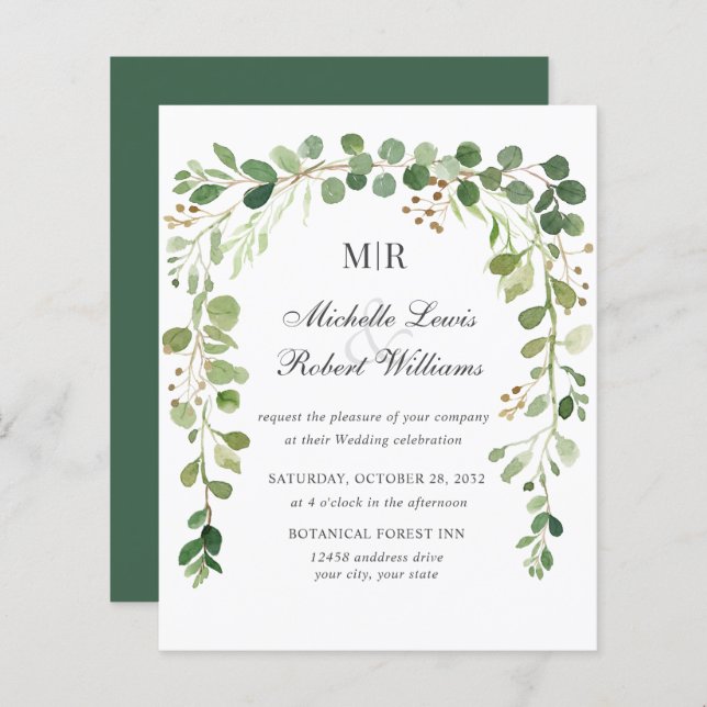 HAUSHALTSGRÜNE Arch Sommer Garten (Vorne/Hinten)