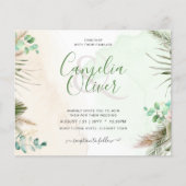 HAUSHALTSgrüne Eukalyptus Pampas Grass Wedding (Vorderseite)