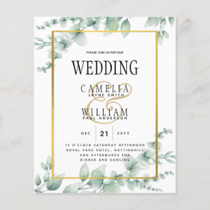 HAUSHALTSGRÜNE zum Hochzeitsempfang QR CODE-UAWG Flyer