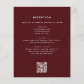 HaushaltsHalloween in einem QR-Code Hochzeitsfeier (Rückseite)