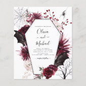 HaushaltsHalloween in einem QR-Code Hochzeitsfeier (Vorderseite)