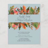 HAUSHALTSHerbstlaube Hochzeit Flyer (Vorne)