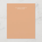 HAUSHALTSHerbstlaube Hochzeit Flyer (Hinten)