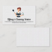 Haushaltshilfe | Badezimmer Tiles Business Card Visitenkarte (Vorne/Hinten)