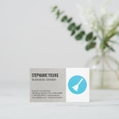 Haushaltshilfe | Broom Lotion Visitenkarte (Stehend Vorderseite)