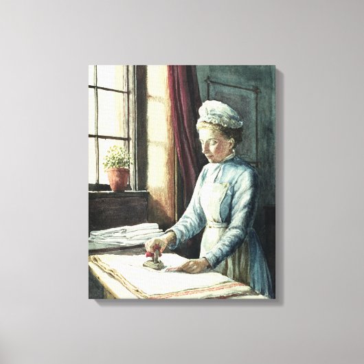 Haushaltshilfe, c.1880 leinwanddruck (Vorderseite)